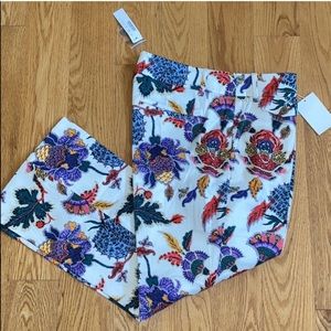 Kickout Crop Pant Paisley Floral J. Crew NWT 2